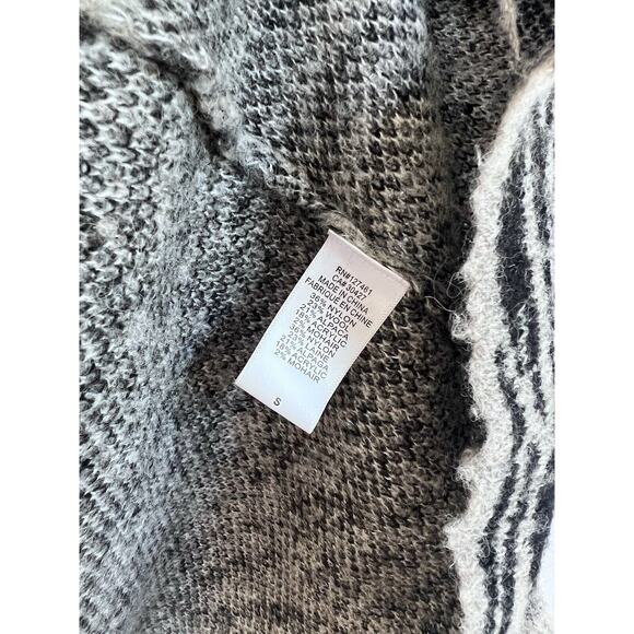 Wildfox Avani Leopard Oversized Cardigan SMALL Sweater Mohair Animal Print EUC - Picture 7 of 8